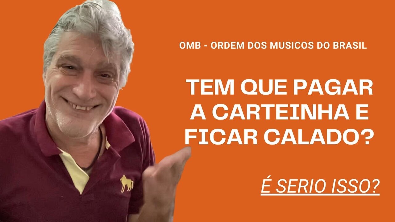 ORDEM DOS MÚSICOS DO BRASIL QUER PROCESSAR UM MUSICO POR FALAR A VERDADE