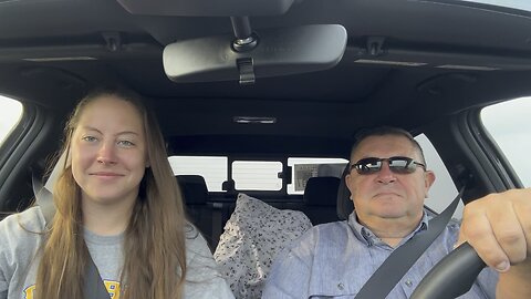 Goofing around on a road trip