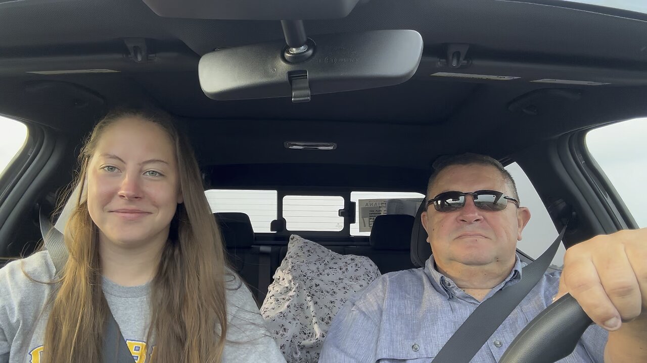 Goofing around on a road trip