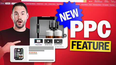 Amazon PPC Launching Sponsored Video Ads - Announced at Amazon Unboxed