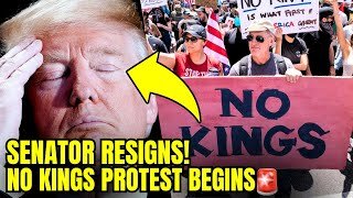 MAGA Senator JUST QUIT As NO KINGS PROTESTS Sweep The Nation🚨