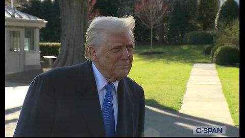 President Trump Speaks to Reporters Before Departure to New Jersey