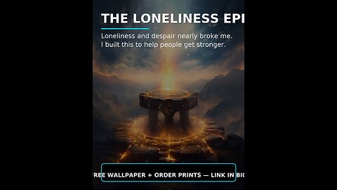 🛑 THE LONELINESS EPIDEMIC — GLOBALLY