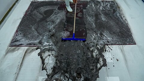 Conquering The Sludge Monster: Rug Was Left Under A Tree For A Year - ASMR Satisfying Video