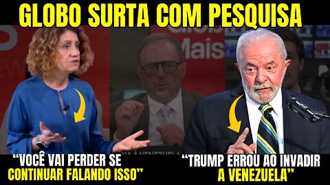MIRIAM LEITÃO SURTA COM PESQUISA QUE MONSTRA QUE A MAIORIA APROVA INTERVENÇÃO DOS EUA NA VENEZUELA