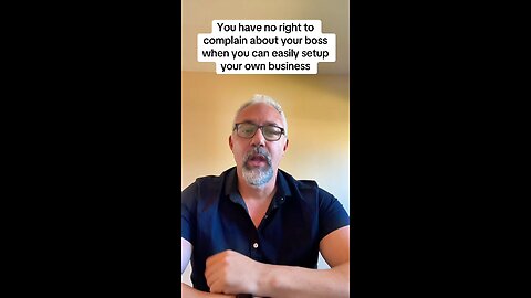 Video 555 Want to be your own boss