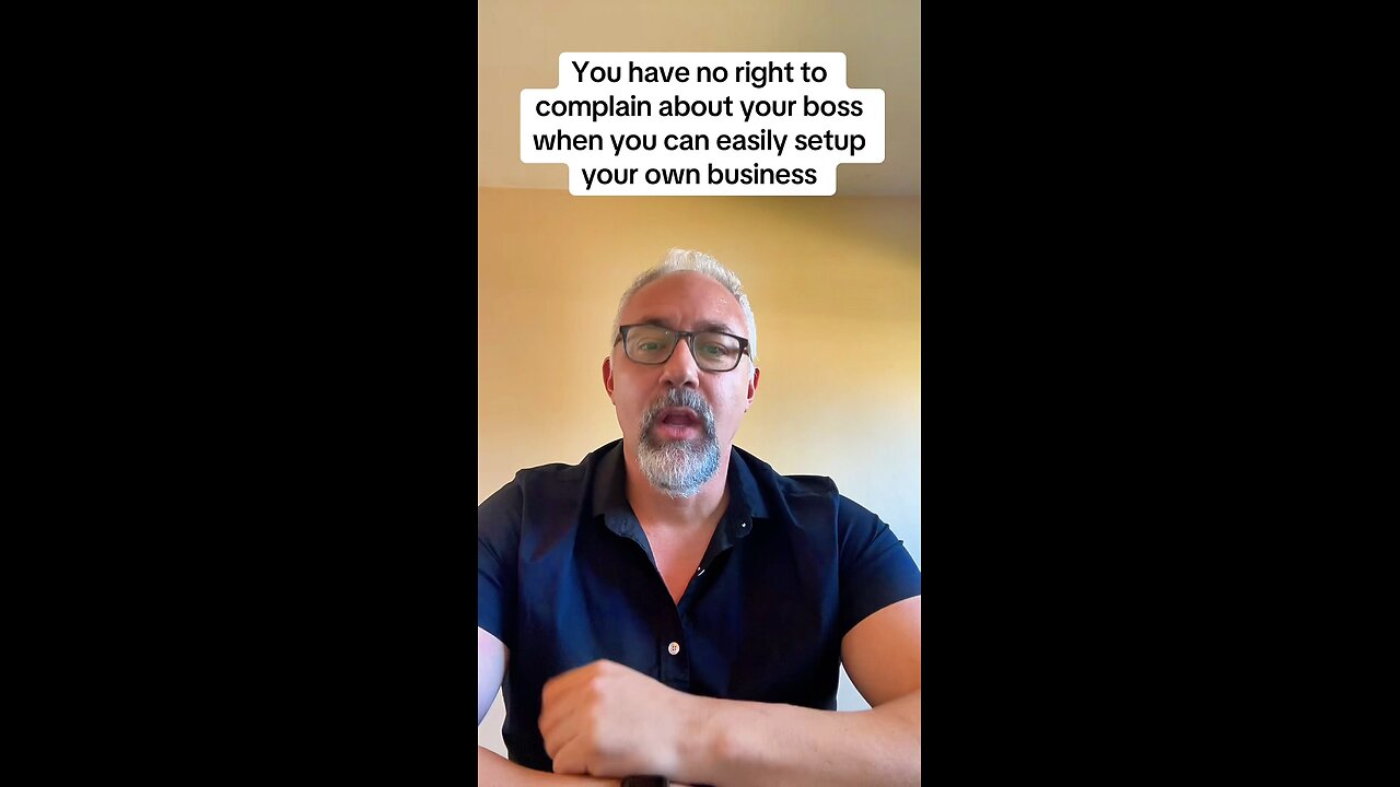 Video 555 Want to be your own boss