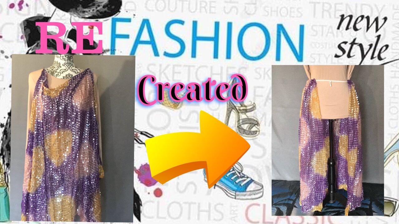 From fabric to skirt