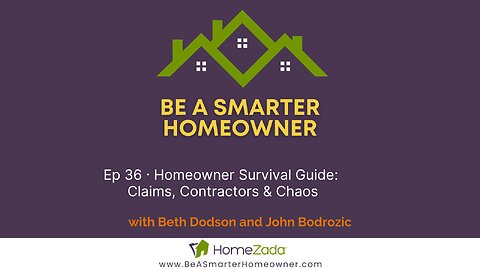 Ep 036 - Major Water Leak in Your Home and the Insurance Claims Process