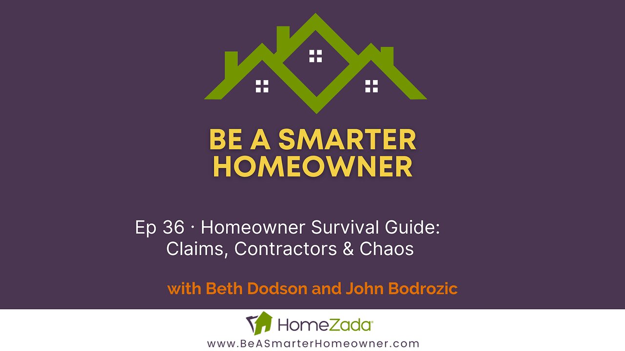 Ep 036 - Major Water Leak in Your Home and the Insurance Claims Process