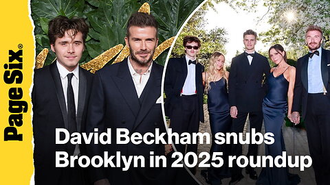 David Beckham snubs Brooklyn in 2025 roundup as family feud rages on