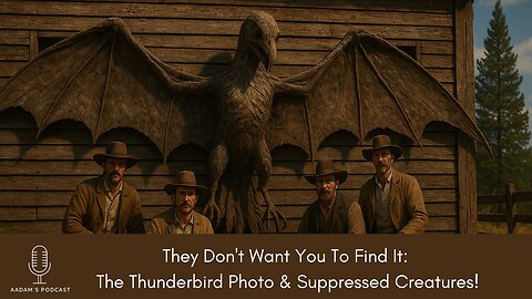 They Don't Want You To Find It: The Thunderbird Photo & Suppressed Creatures | Podcast-215