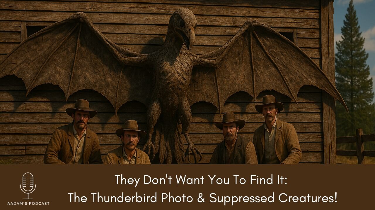 They Don't Want You To Find It: The Thunderbird Photo & Suppressed Creatures | Podcast-215