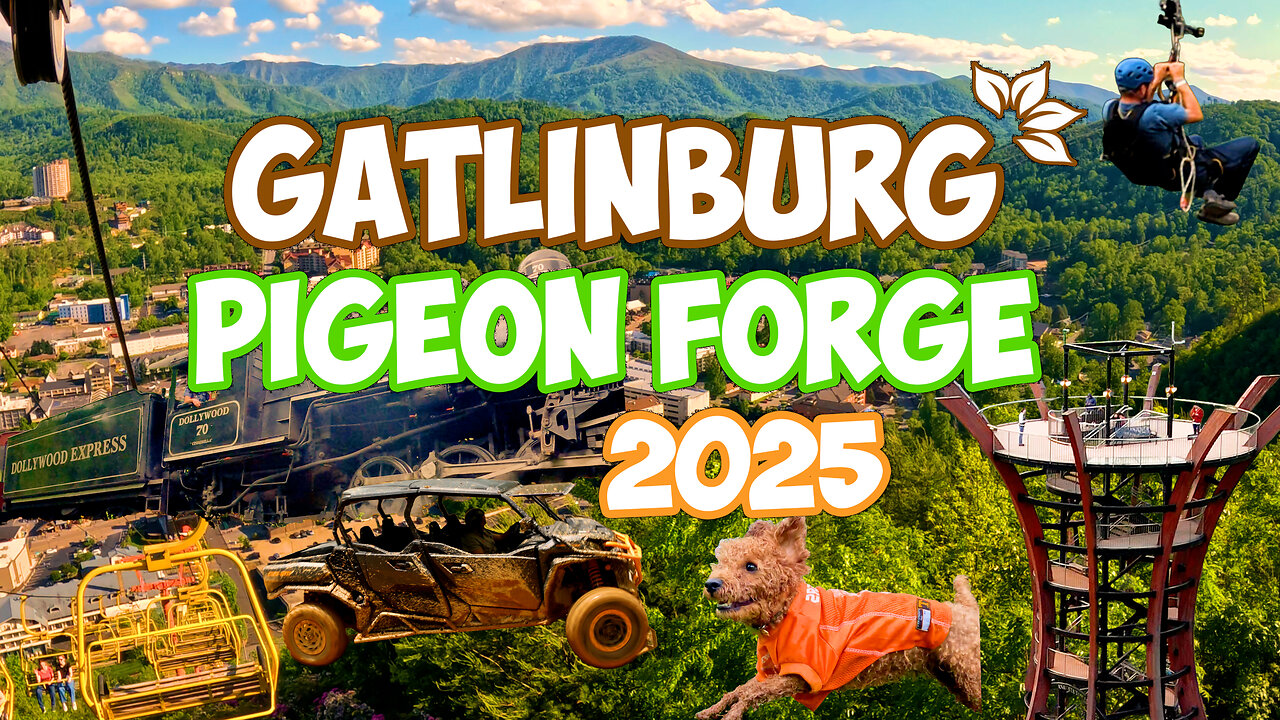 GATLINBURG - PIGEON FORGE 2025 - Anakeesta, Dollywood, Wildside, Shows & Cabins