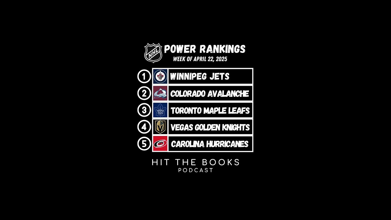 Power Rankings in the NHL for the week of 4/22/2025! Who is your pick to win the Stanley Cup? 🏒