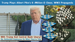 Trump's 6-Million-D Chess White House Lawn Press Briefing