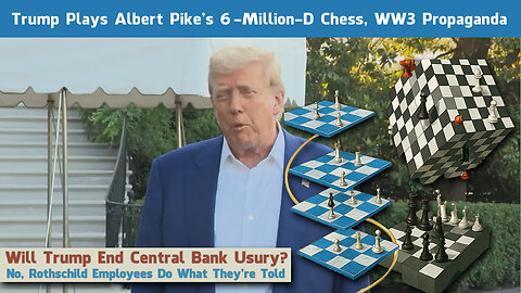 Trump's 6-Million-D Chess White House Lawn Press Briefing