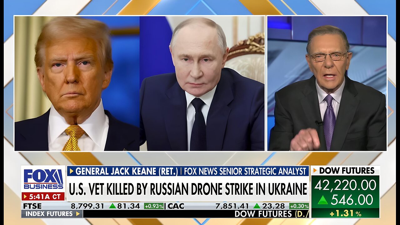 Trump is running out of patience with Putin, Gen. Keane says
