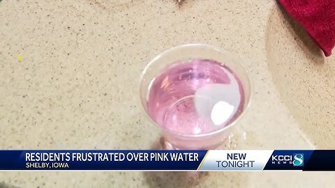 Don't Drink The Pink Cool Aid, Pink Tap Water In Iowa (Bio-Warfare)