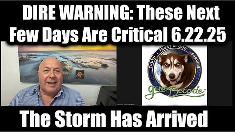 Gene Decode & Charlie Ward DIRE WARNING 6.22.25 - These Next Few Days Are Critical