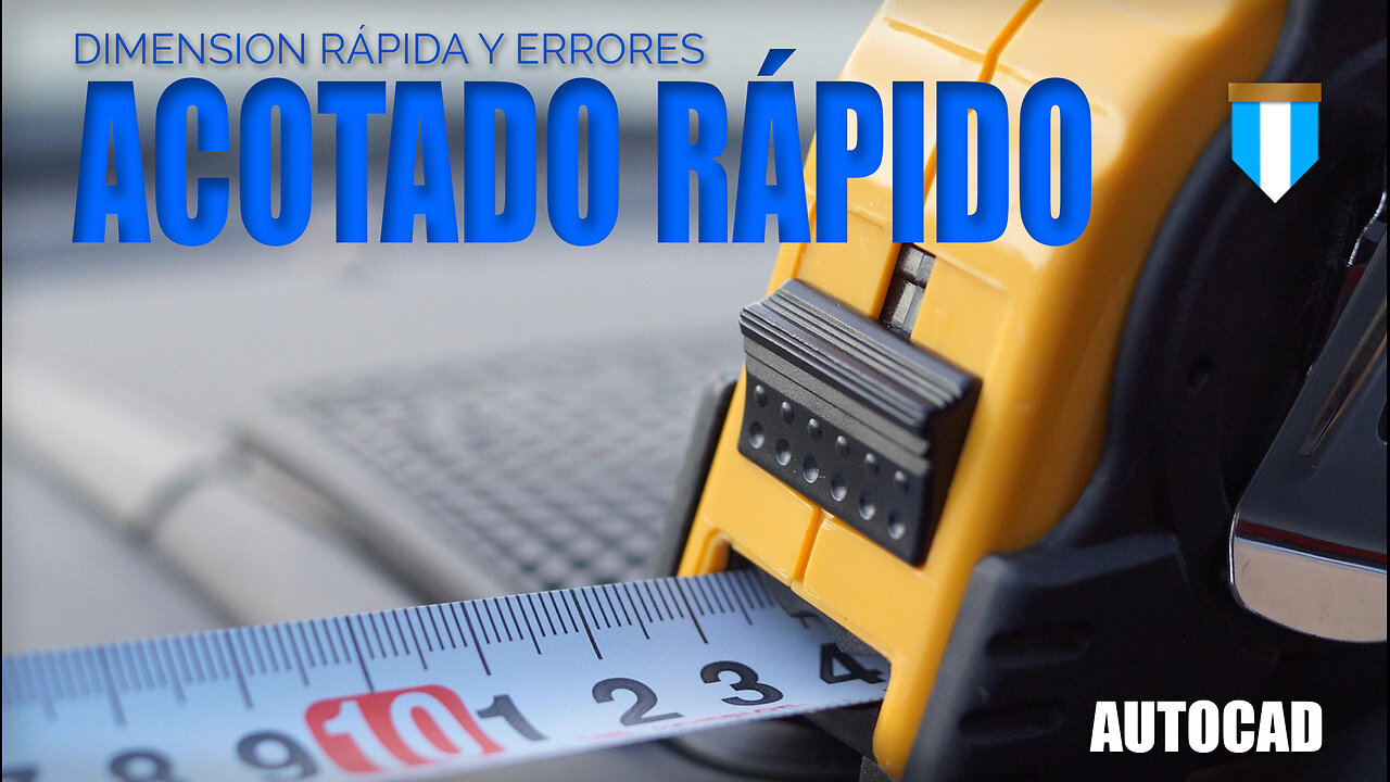Acotar rápidamente en #AutoCAD