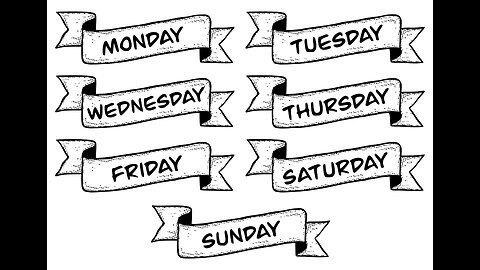 WOO time Tonight 016 - Days of the Week