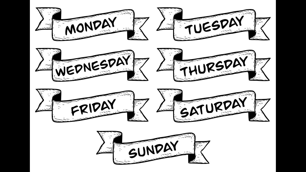 WOO time Tonight 016 - Days of the Week