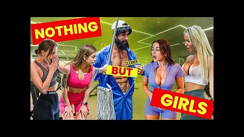 ALL GIRLS! Pretend Janitor PRANKS Gym GOERS (All Girl Compilation)