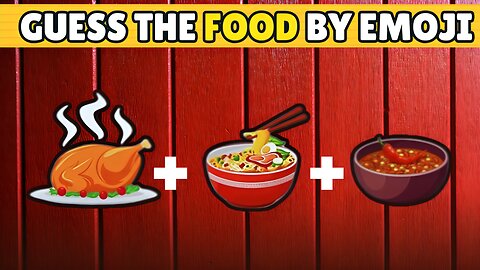 Can You Guess the Delicious Food Just by Emojis? 🍕🍩🤔