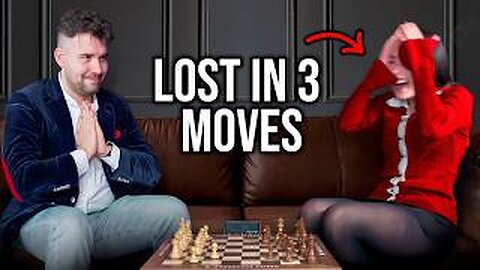 Grandmaster Checkmated by Andrea Botez in Just 3 Moves!