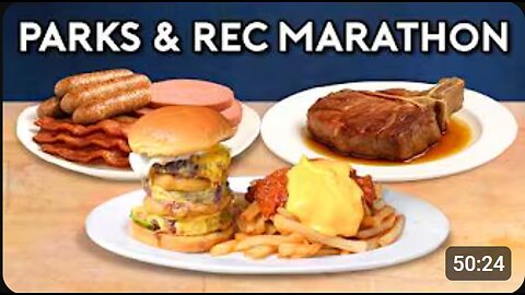 🍔 Parks and Rec Food Marathon | Binging with Babish 🍳 The Swanson, Paunch Burger & More!