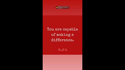 You matter