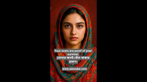 Your scars are proof of your survival.