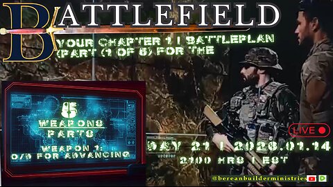 Bootcamp Battleplan Part 1 of 5 : 5 weapons/5 parts: 1 year class Summary- Jan 14.26