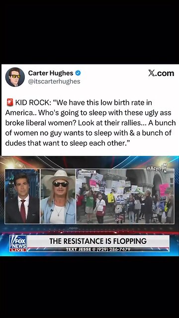 😂 KID ROCK SPEAKING ON LOW BIRTH RATE
