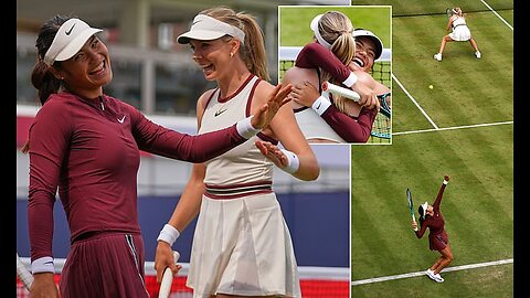 Katie Boulter & Emma Raducanu Light Up Queen’s Club with Doubles Fun! 🎾😂
