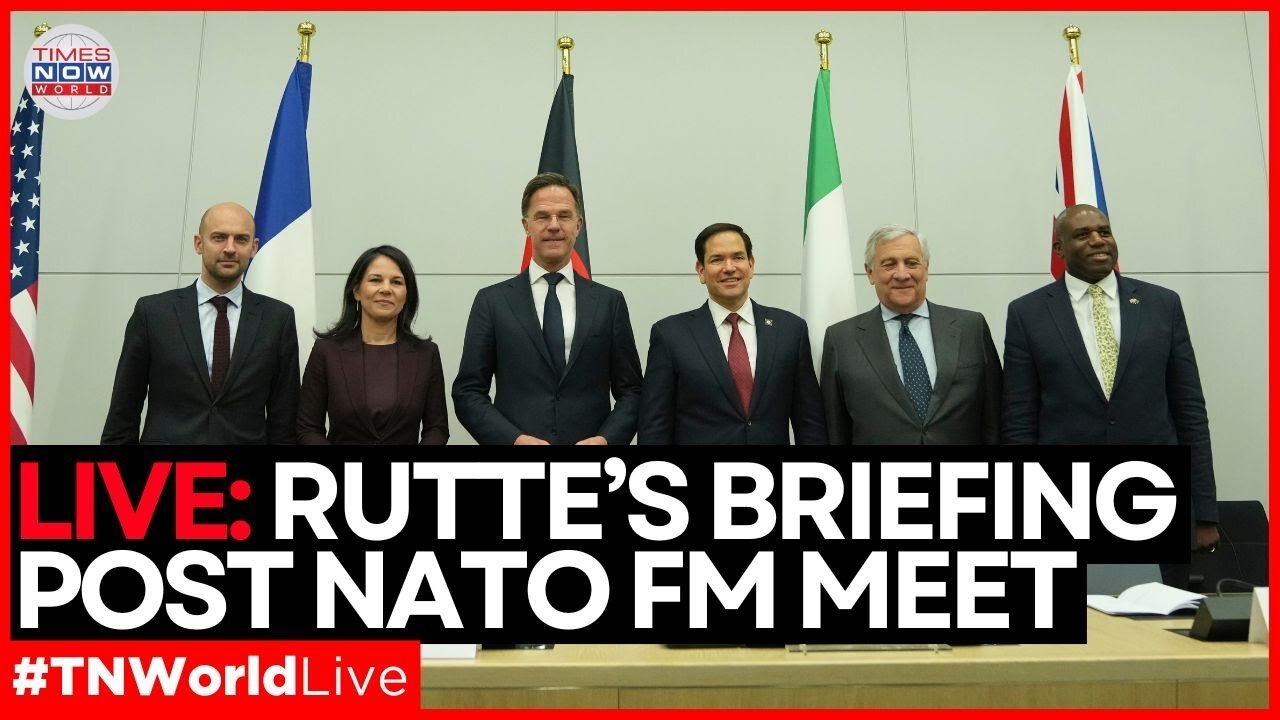 LIVE | NATO Secretary General Press Conference at Foreign Ministers Meeting | Times Now World