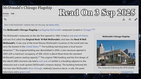 McDonald's Chicago Flagship - 3 September 2025