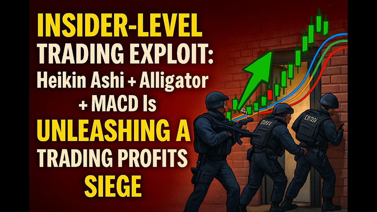 INSIDER-LEVEL TRADING EXPLOIT: Heikin Ashi + Alligator + MACD Is UNLEASHING A TRADING PROFITS SIEGE!