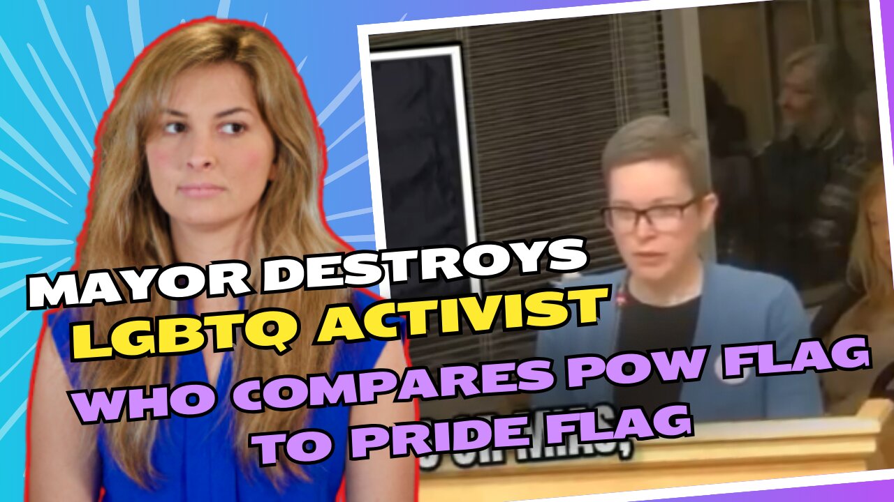 Mayor destroys LGBTQ activist who attempts to compare the POW flag to the Pride flag