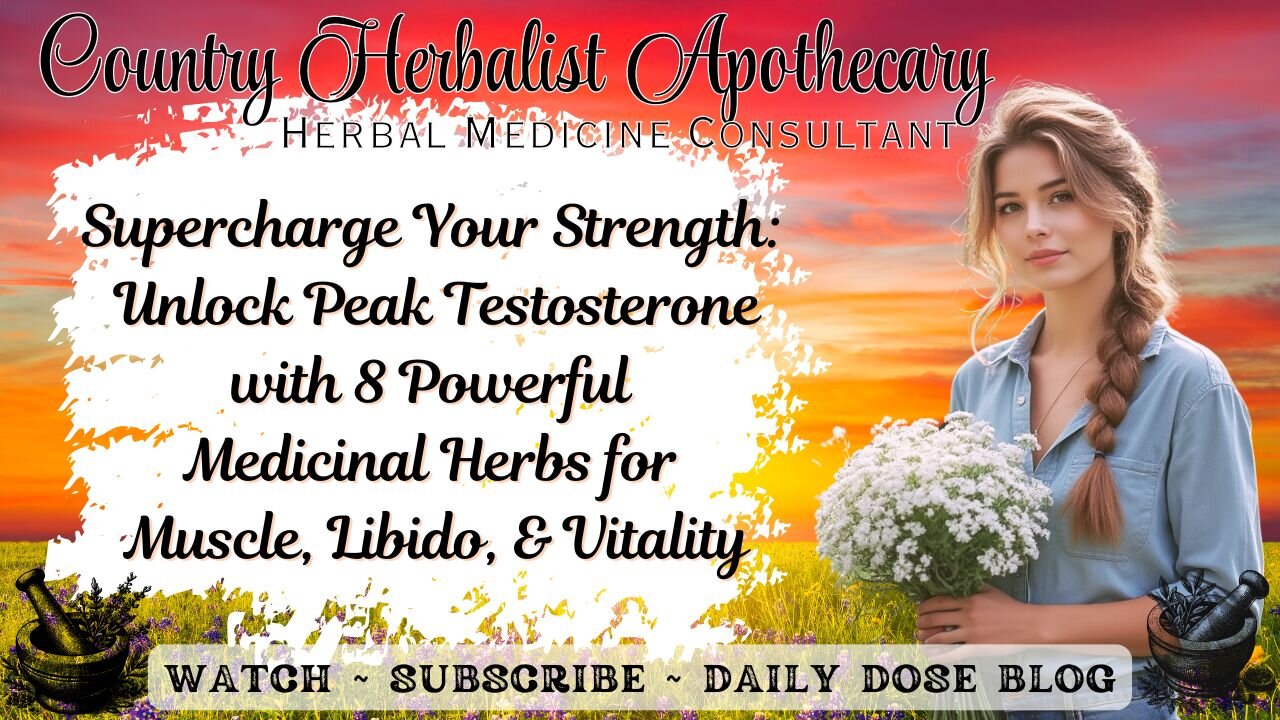 Supercharge Your Strength: Unlock Peak Testosterone with Eight Powerful Medicinal Herbs