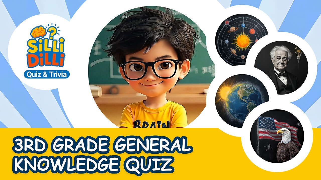 Are You Smarter Than a 3rd Grader - Fun General Knowledge Quiz
