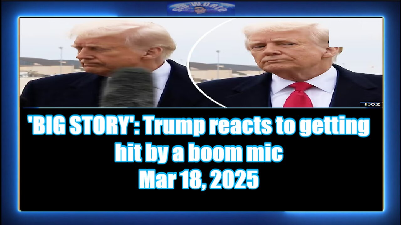 'BIG STORY' Trump reacts to getting hit by a boom mic