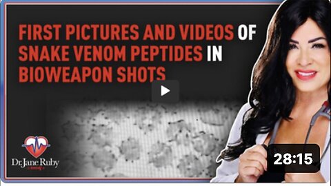 Initial Imagery of Snake Venom Peptides in Bioweapon Injections