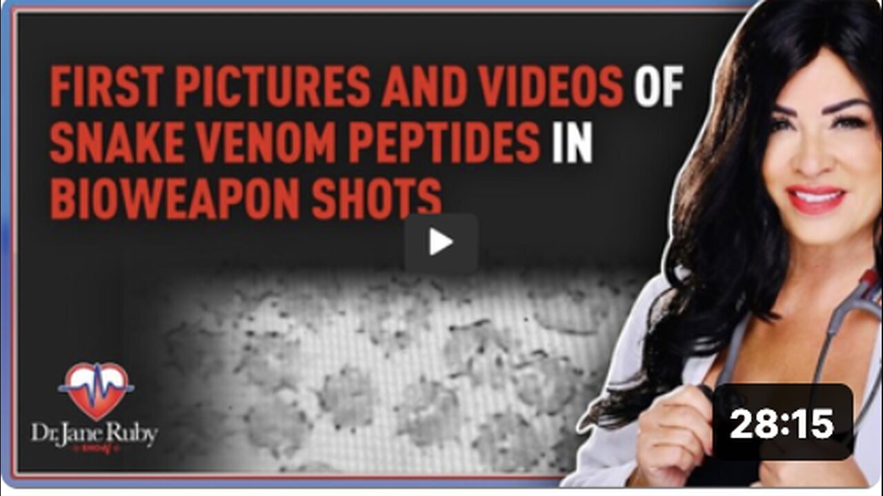 Initial Imagery of Snake Venom Peptides in Bioweapon Injections