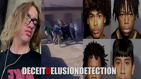 A 17-year-old white student was beaten to death by a mob of black and Hispanic students