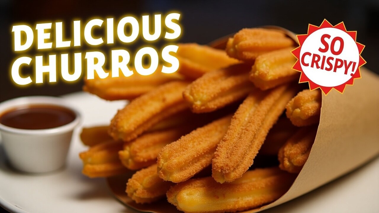 Delicious Churros | Crispy, Golden & Coated in Cinnamon Sugar