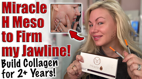 MIracle H Meso to Firm my Jawline! AceCosm.com and code Jessica10 Saves you Money