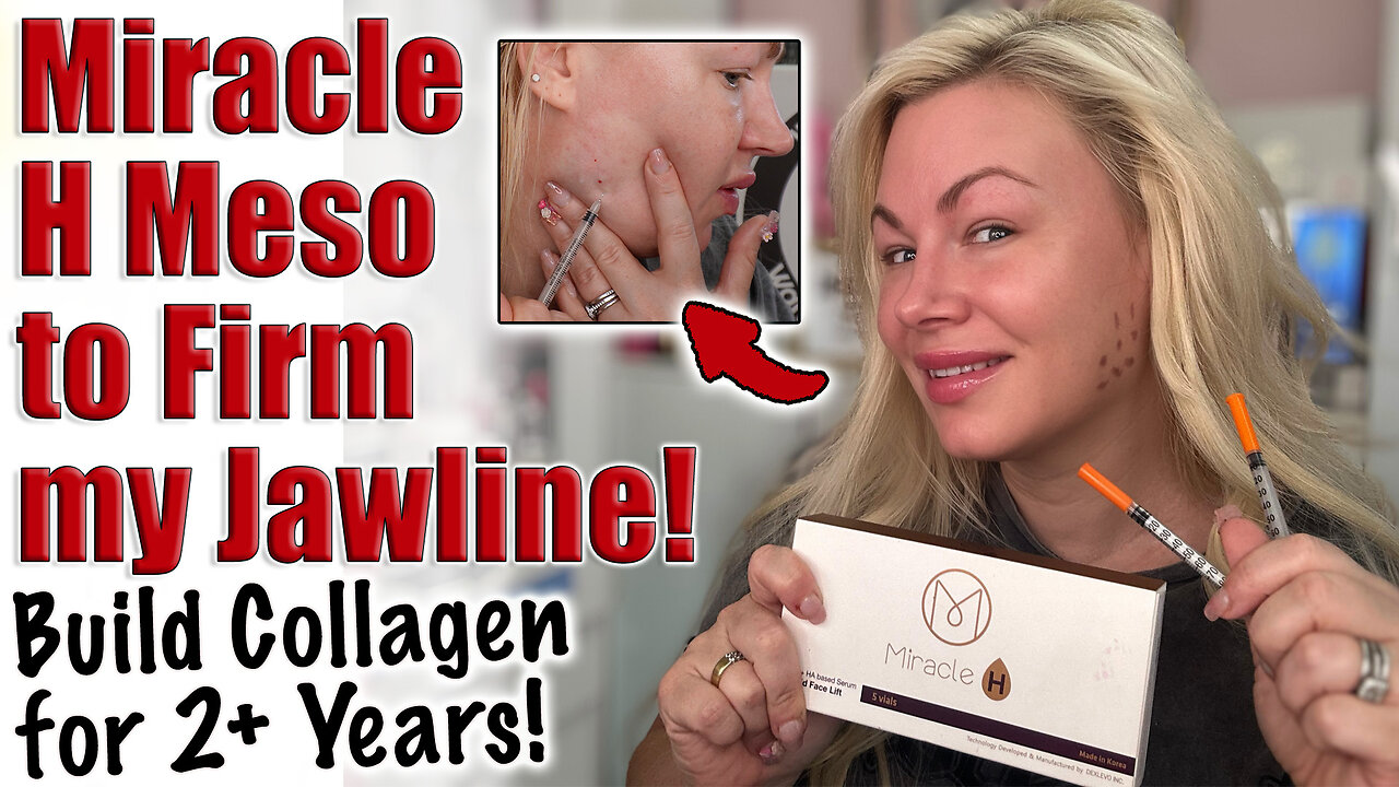 MIracle H Meso to Firm my Jawline! AceCosm.com and code Jessica10 Saves you Money