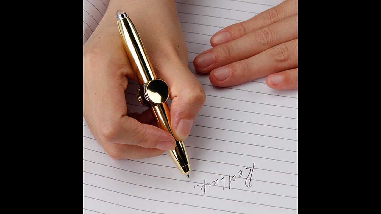 Decompression Gyro LED Luminous Pen